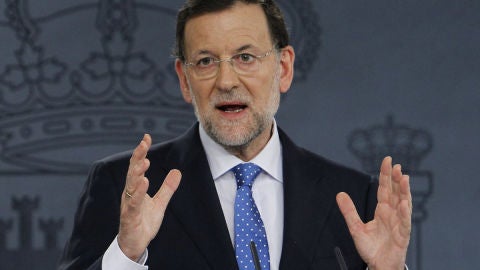 Mariano Rajoy, en rueda de prensa