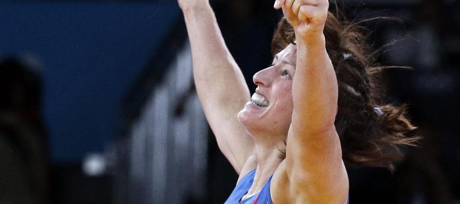 Maider Unda celebra su bronce en los Juegos de Londres Maider Unda celebra su bronce en los Juegos de Londres