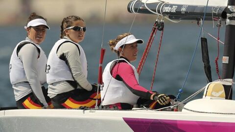 Tamara Echegoyen, Sof&iacute;a Toro y &Aacute;ngela Pumariega son medalla en Londres
