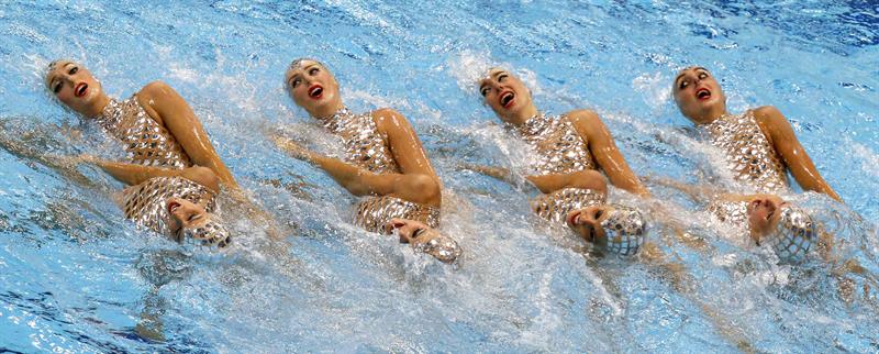 La sincro consigue el bronce. Seleccionadora nacional, Anna Tarres La sincro consigue el bronce. Seleccionadora nacional, Anna Tarres