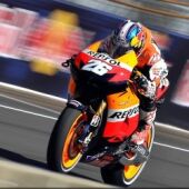 Dani Pedrosa en su triunfo en el GP de Indianápolis