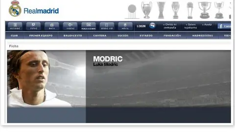 Luka Modric en el Real Madrid Luka Modric en el Real Madrid
