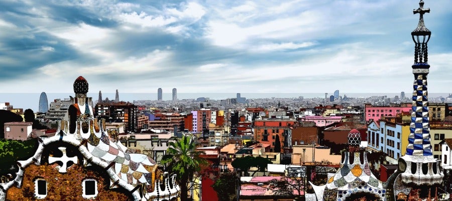 Vista panoràmica de Barcelona Vista panoràmica de Barcelona