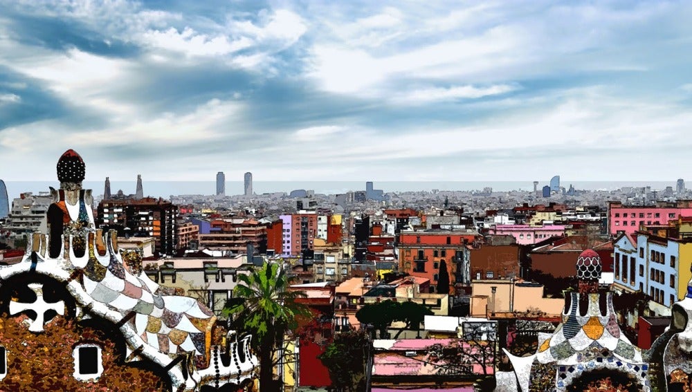 Vista panoràmica de Barcelona