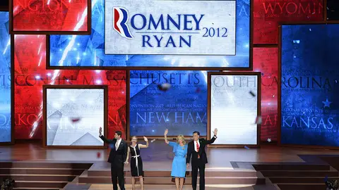 Mitt Romney y Paul Ryan, candidatos republicanos oficiales Mitt Romney y Paul Ryan, candidatos republicanos oficiales