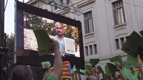 Guardiola, en un vídeo Guardiola, en un vídeo