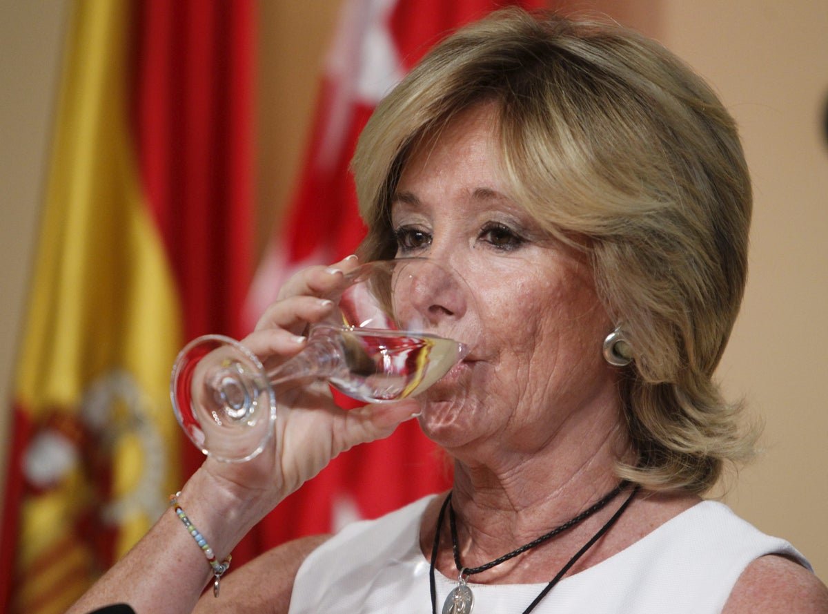 El anuncio de dimisión de Esperanza Aguirre El anuncio de dimisión de Esperanza Aguirre