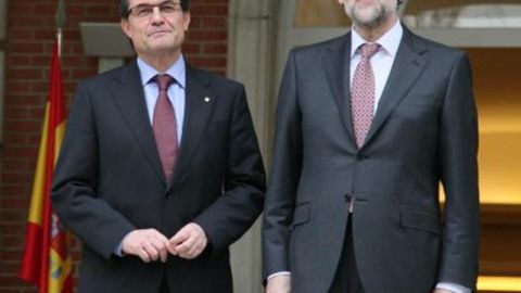 Mariano Rajoy y Artur Mas