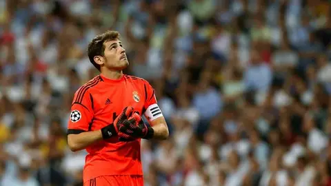 Casillas, en un partido de Champions Casillas, en un partido de Champions