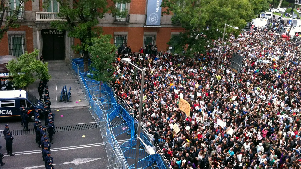 Manifestantes del 25S Manifestantes del 25S