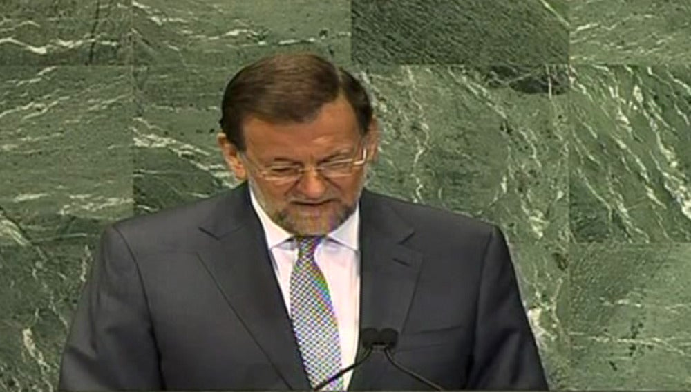Rajoy en la Asamblea de Naciones Unidas
