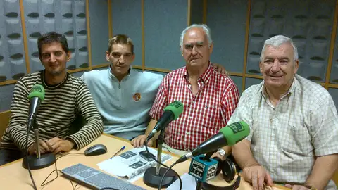 Luis Guinea, Txiki, Josemari Salanueva y Raúl Jimenez Luis Guinea, Txiki, Josemari Salanueva y Raúl Jimenez