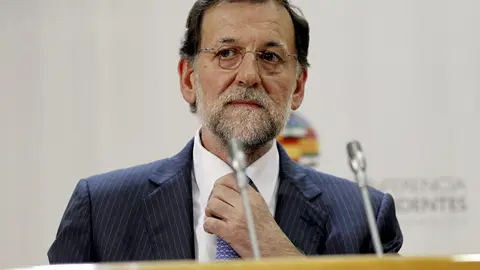 Mariano Rajoy, durante la rueda de prensa que ha ofrecido tras la V Conferencia de Presidentes. Mariano Rajoy, durante la rueda de prensa que ha ofrecido tras la V Conferencia de Presidentes.