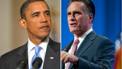 Barack Obama y Mitt Romney Barack Obama y Mitt Romney
