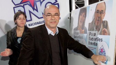 Pegada de carteles del BNG