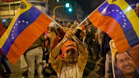  Seguidores del presidente de Venezuela, Hugo Ch&aacute;vez