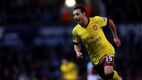 Cazorla, en un partido con el Arsenal Cazorla, en un partido con el Arsenal