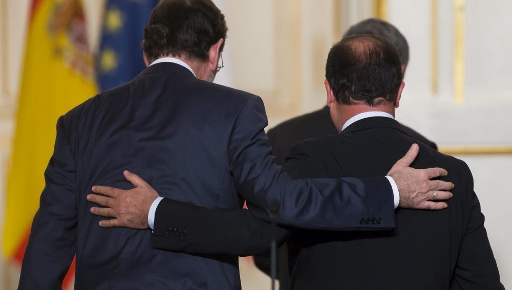 Mariano Rajoy y François Hollande