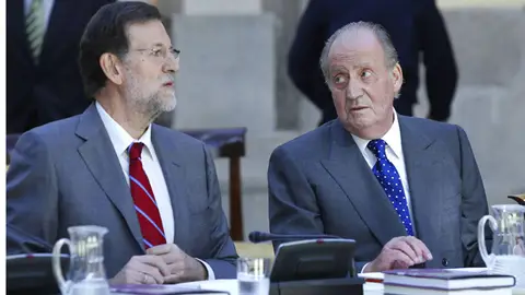 Rajoy, junto al Rey en el Instituto Cervantes Rajoy, junto al Rey en el Instituto Cervantes