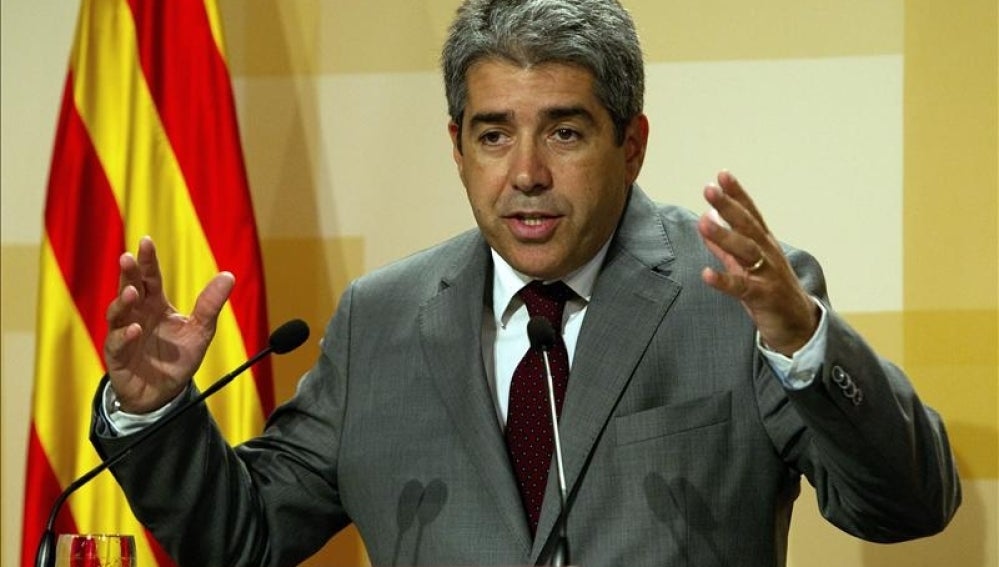 El portavoz del gobierno catalán, Francesc Homs. 