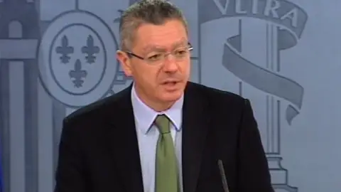 Gallardón en rueda de prensa Gallardón en rueda de prensa