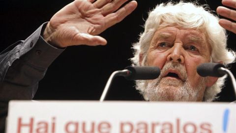 Beiras, durante un mitin