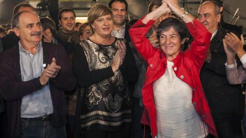 Laura Mintegi celebra los buenos resultados