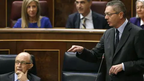 Alberto Ruiz-Gallardón en el Congreso Alberto Ruiz-Gallardón en el Congreso