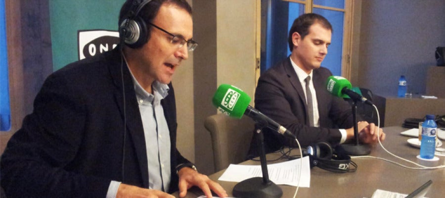 Xavier Casanovas i Albert Rivera Xavier Casanovas i Albert Rivera