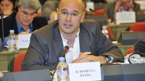 Ra&uacute;l Romeva, eurodiputado de Iniciativa Els Verds