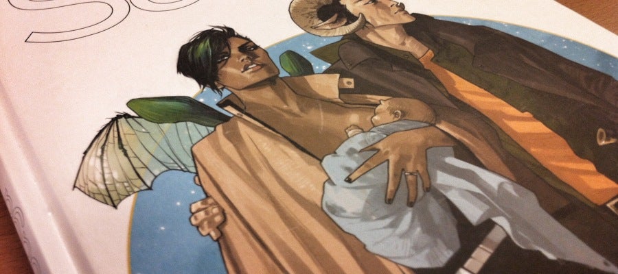 Portada del capítulo uno de 'Saga', que edita Planeta DeAgostini Cómics. Portada del capítulo uno de 'Saga', que edita Planeta DeAgostini Cómics.