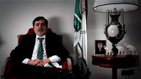 El presidente del C&oacute;rdoba, Carlos Gonz&aacute;lez.