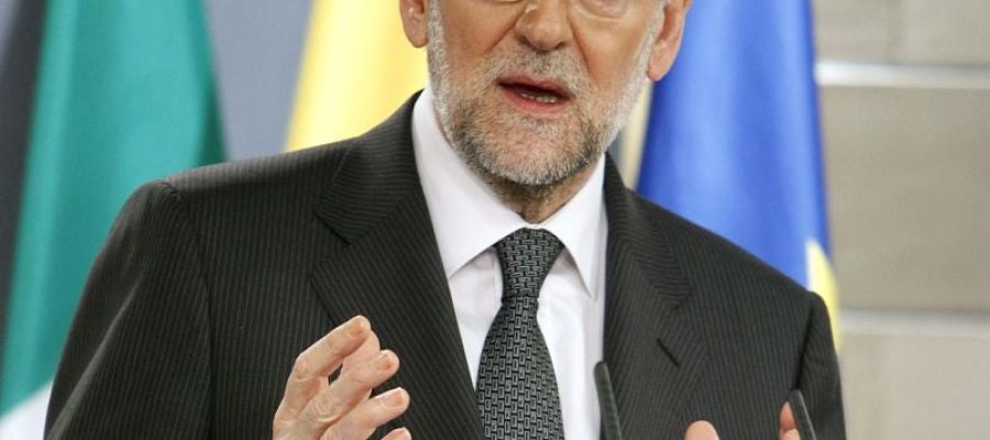 Mariano Rajoy en una rueda de prensa Mariano Rajoy en una rueda de prensa