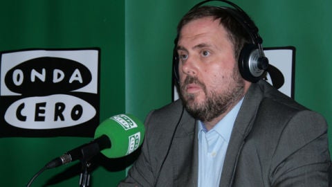Oriol Junqueras, candidat d'ERC, a Onda Cero