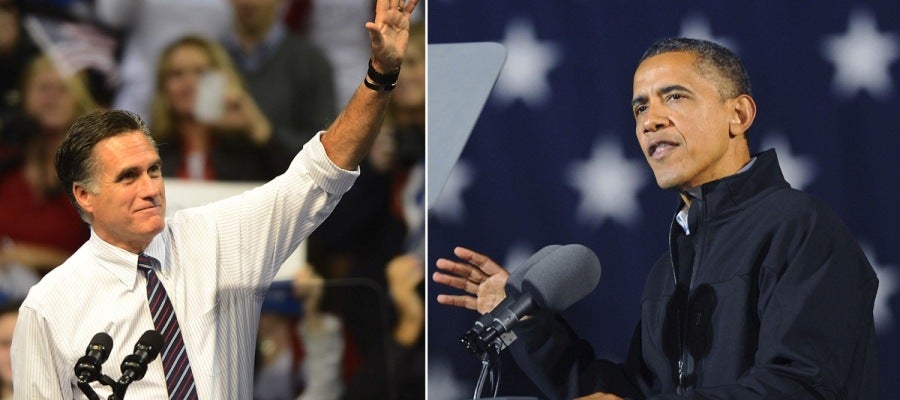 Mitt Romney y Barack Obama Mitt Romney y Barack Obama