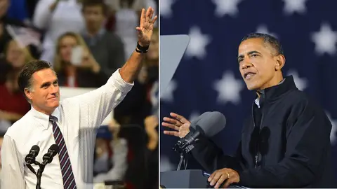 Mitt Romney y Barack Obama Mitt Romney y Barack Obama
