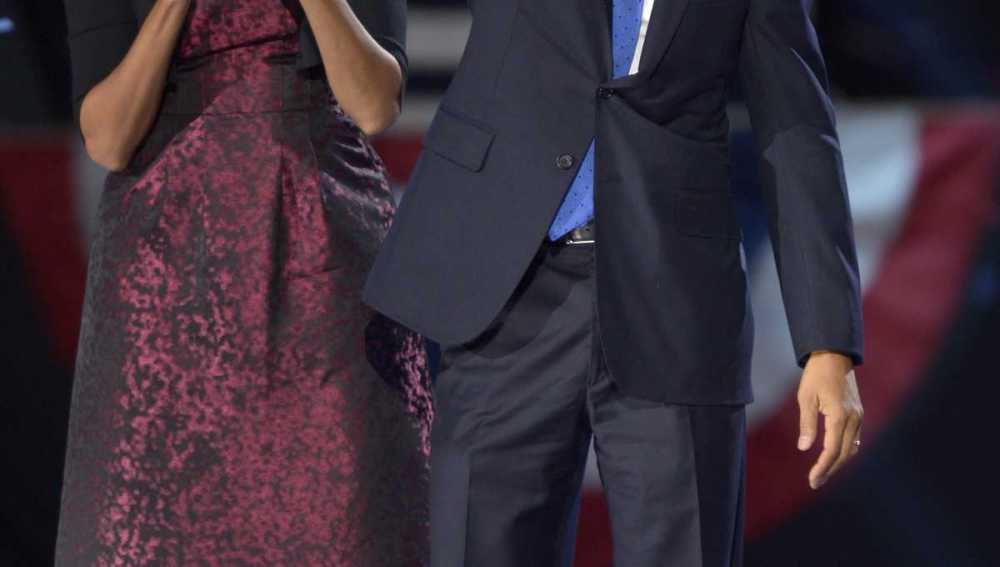 Michelle y Barack Obama en Chicago