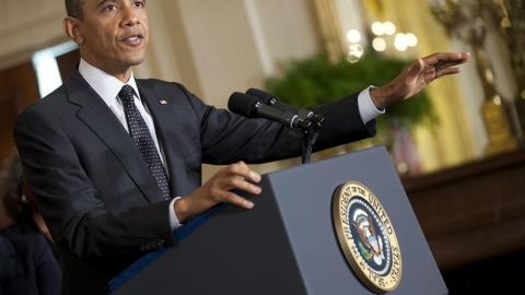 Barack Obama, ofrece la primera rueda de prensa en la Casa Blanca tras haber ganado la reelecci&oacute;n