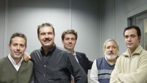 Jes&uacute;s Callejo, Juan Antonio Cebri&aacute;n, Carlos Canales y Bruno Carde&ntilde;osa