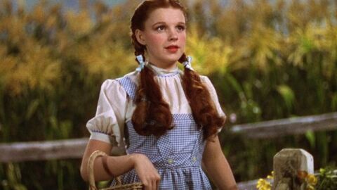 Judy Garland en 'El mago de Oz'
