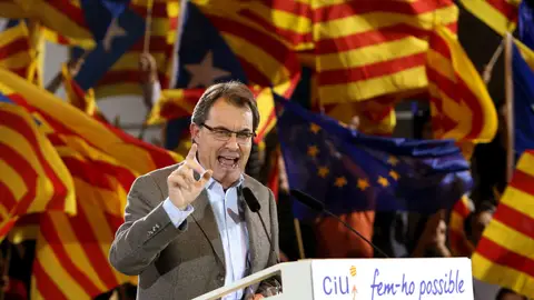 Artur Mas en un mitin en Sabadell Artur Mas en un mitin en Sabadell