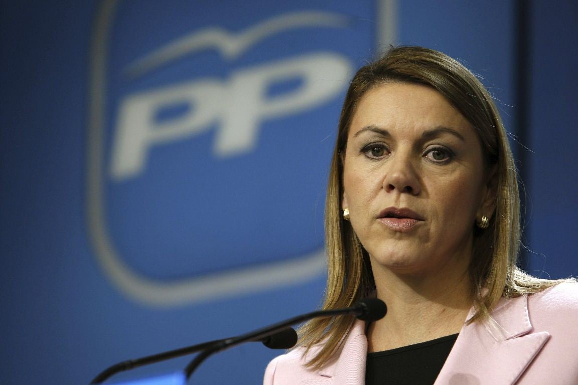 Cospedal: "Las informaciones sobre Mas son muy graves y debería dar explicaciones" Cospedal: "Las informaciones sobre Mas son muy graves y debería dar explicaciones"