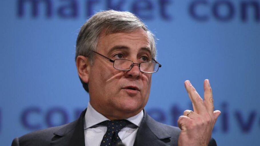 Antonio Tajani, vicepresidente de la Comisi&oacute;n Europea