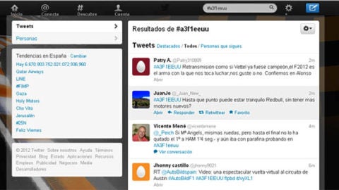 Las redes sociales volcadas con el #A3F1EEUU.