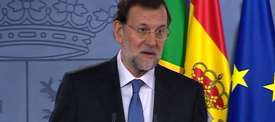 Mariano Rajoy, en la rueda de prensa con Rousseff Mariano Rajoy, en la rueda de prensa con Rousseff
