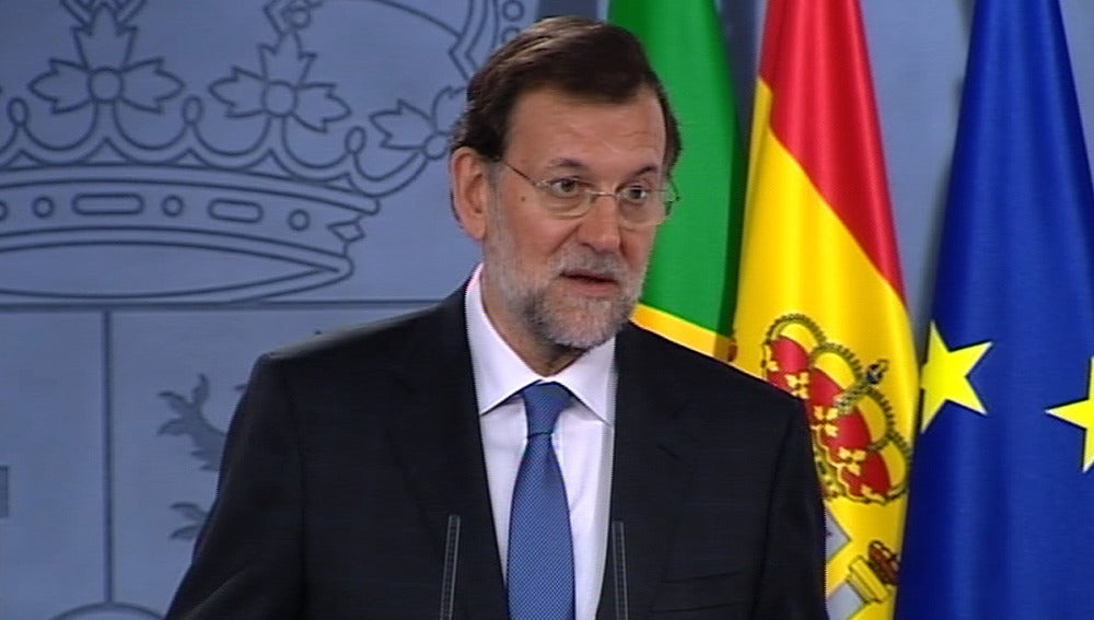 Mariano Rajoy, en la rueda de prensa con Rousseff