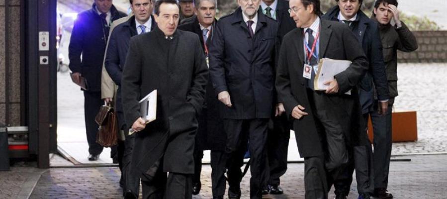 Rajoy, en la cumbre europea de Bruselas Rajoy, en la cumbre europea de Bruselas