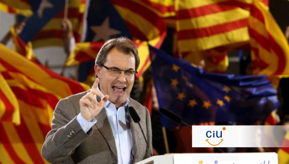 Artur Mas, candidato de CiU