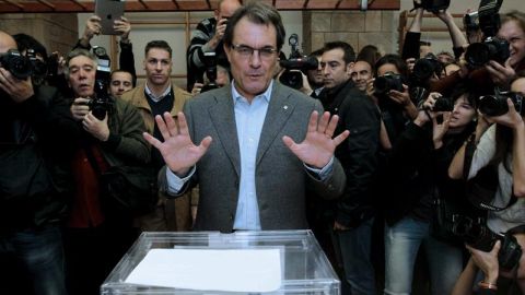 Artur Mas, l&iacute;der de CiU