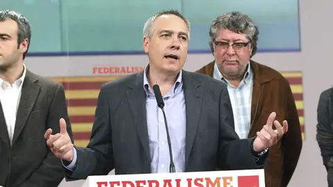Pere Navarro tras conocer los resultados electorales Pere Navarro tras conocer los resultados electorales